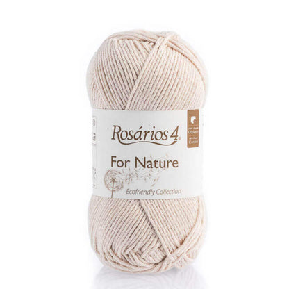 Pelote de coton bio For Nature de Rosários 4, coloris 21 Nougat
