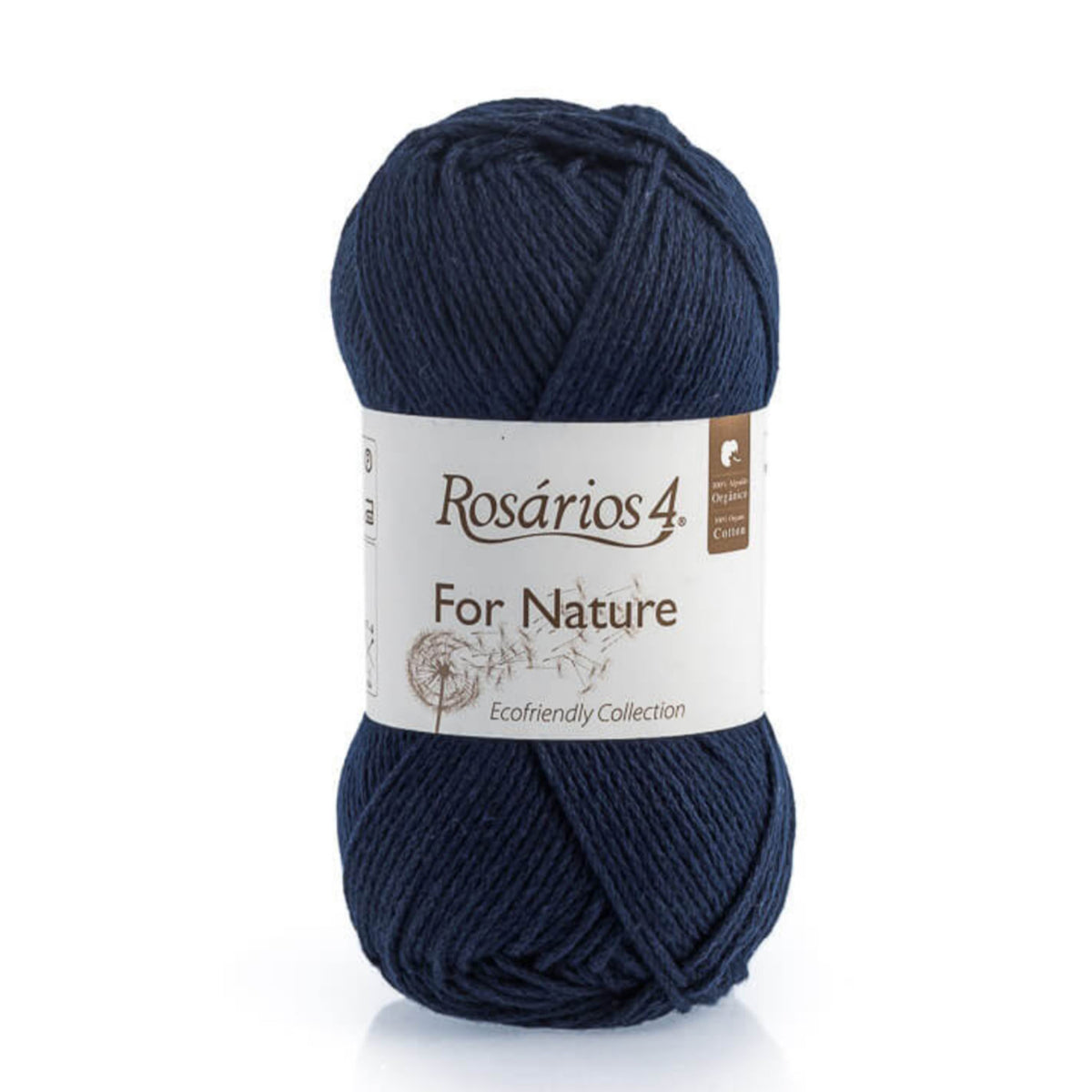 Pelote de coton bio For Nature de Rosários 4, coloris 30 Nuit