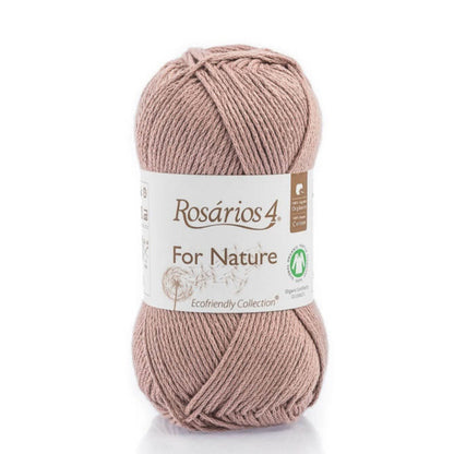 Pelote de coton bio For Nature de Rosários 4, coloris 83 Praliné