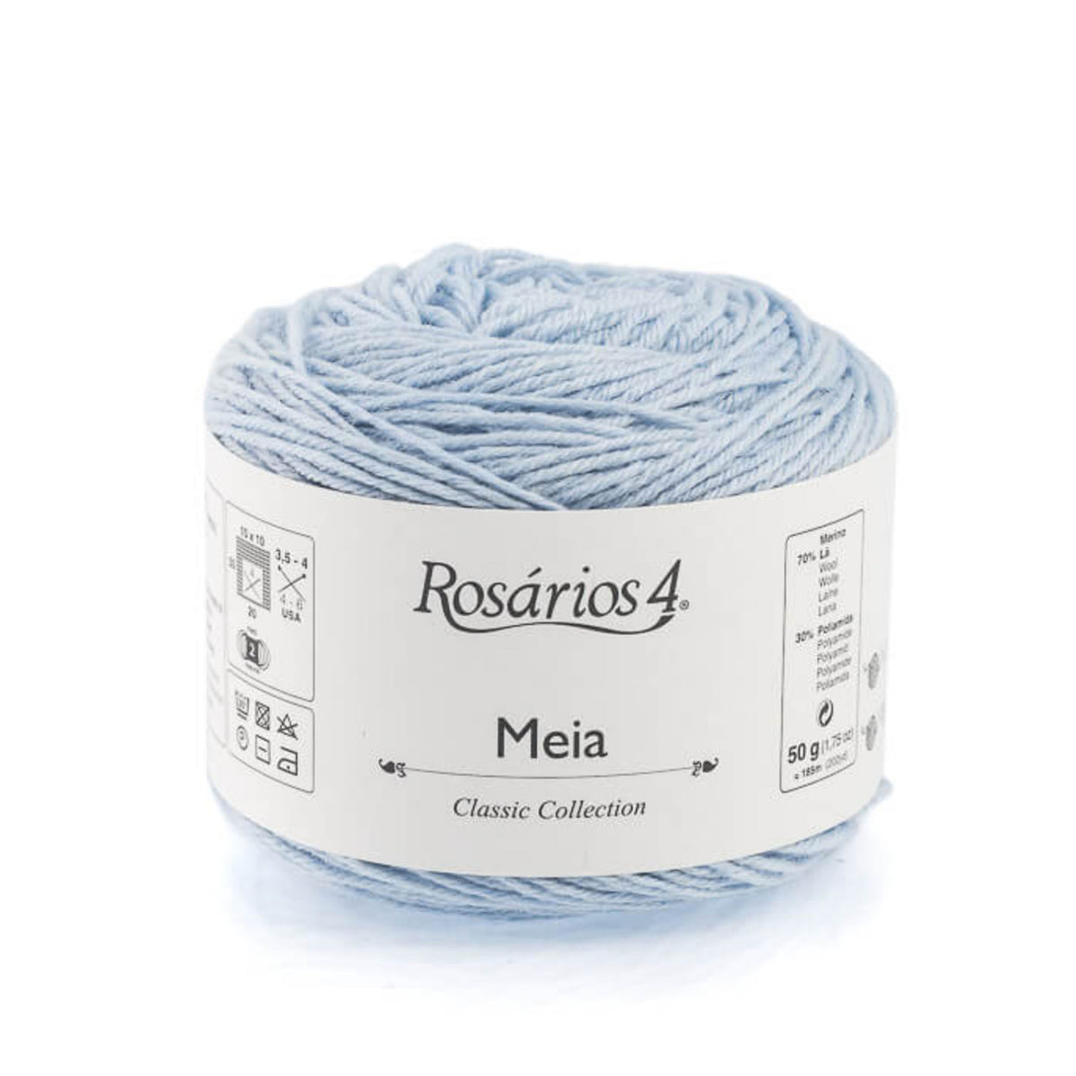 Cake de Meia de Rosários 4 coloris 14 Ciel