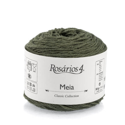 Cake de Meia de Rosários 4 coloris 17 Kaki