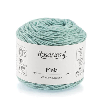 Cake de Meia de Rosários 4 coloris 20 Vert d'Eau