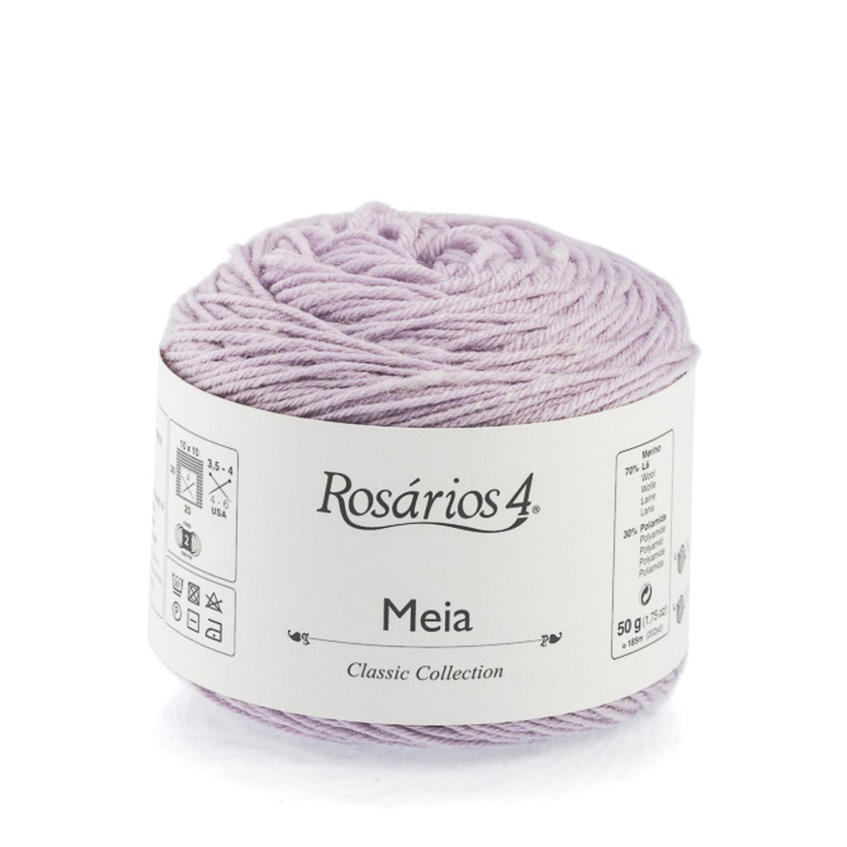 Cake de Meia de Rosários 4 coloris 30 Parme