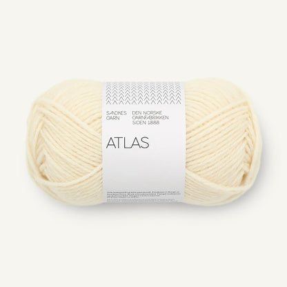 Pelote de Atlas de Sandnes Garn coloris 1012 Natural