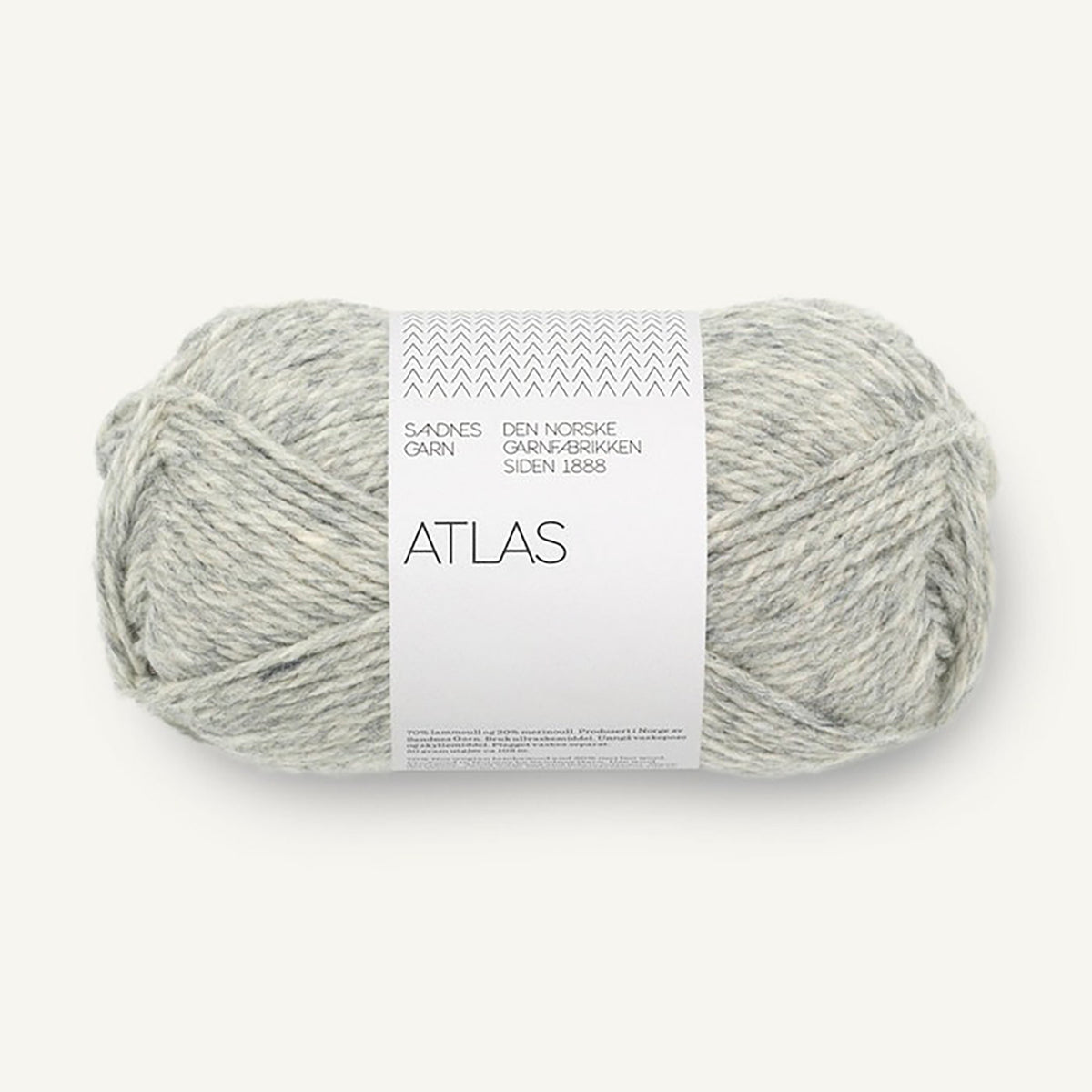 Pelote de Atlas de Sandnes Garn coloris Grey Mix