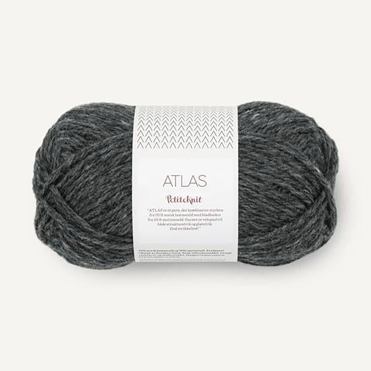 Pelote de Atlas de Sandnes Garn, collection Petite Knit, coloris 1070 Charcoal Heather
