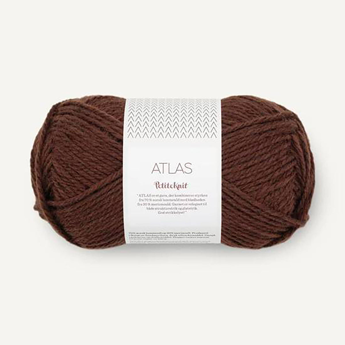 Pelote de Atlas de Sandnes Garn, collection Petite Knit, coloris 3091 Cacao Nibs