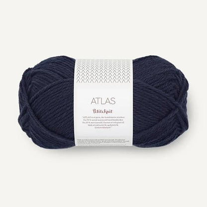 Pelote de Atlas de Sandnes Garn, collection Petite Knit, coloris 5591 Night Sky