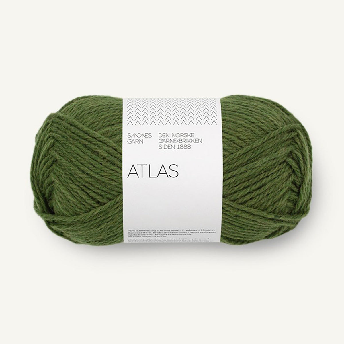 Pelote de Atlas de Sandnes Garn coloris 9072 Dark Green Mix