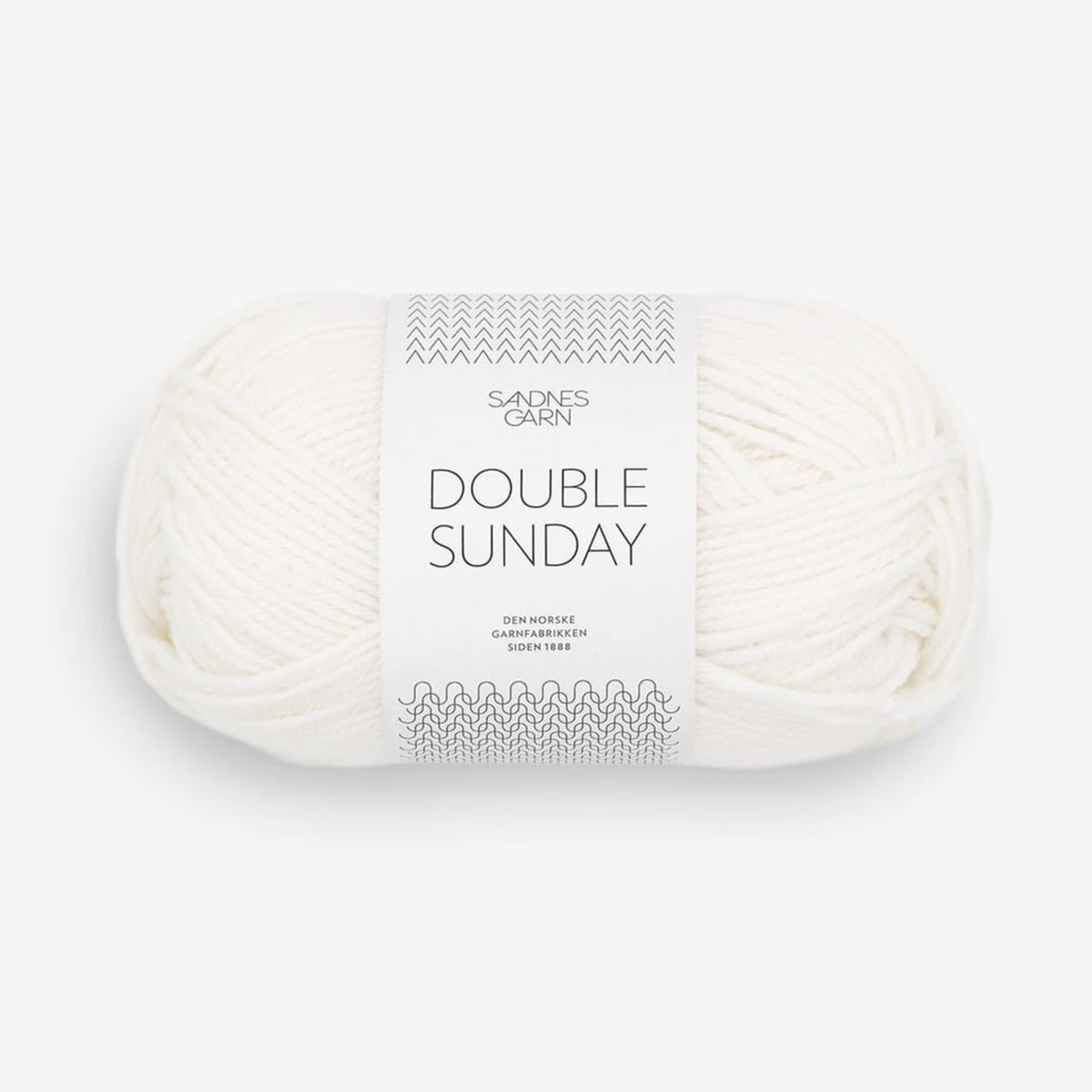 Pelote de Double Sunday de Sandnes Garn coloris 1001 White