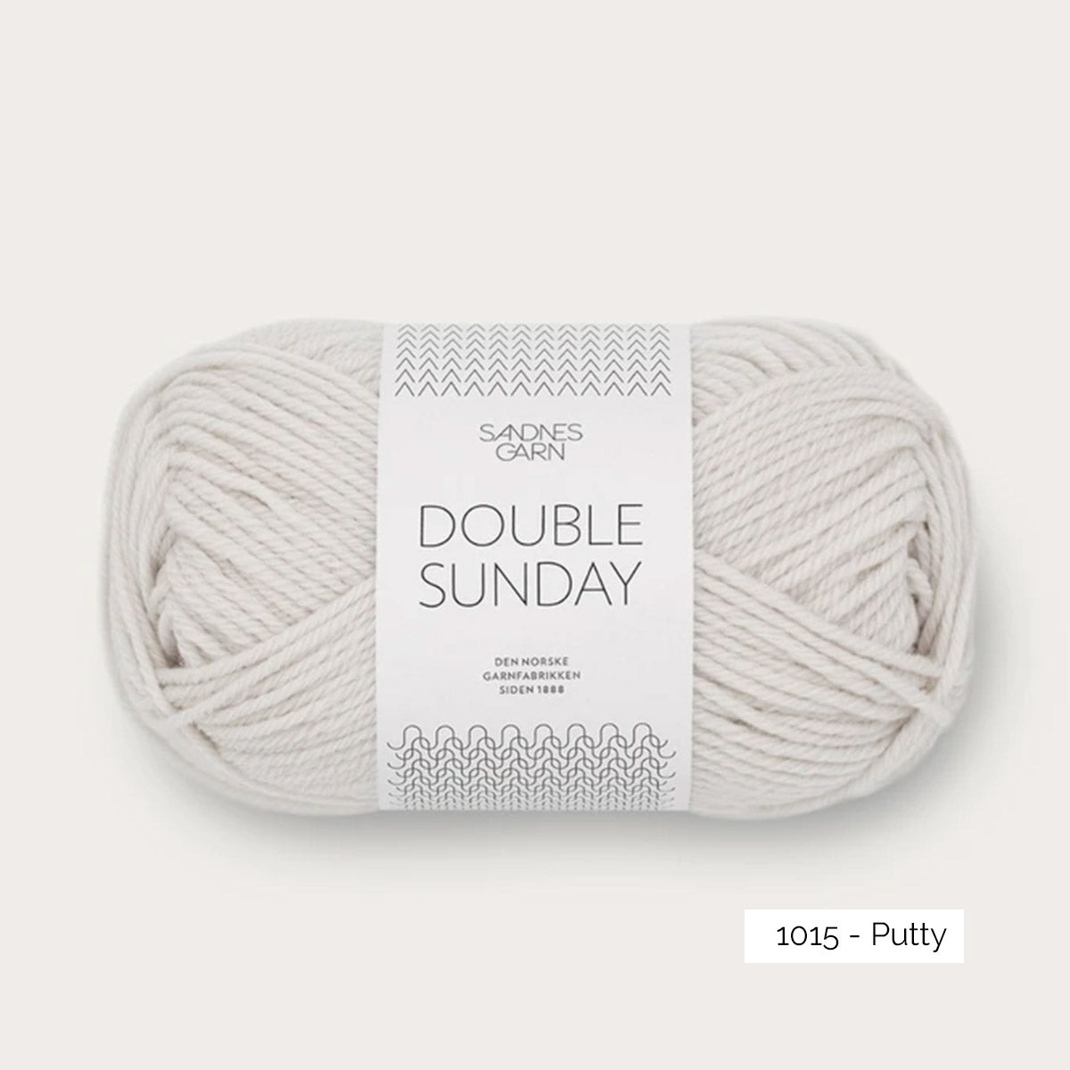 Pelote de Double Sunday de Sandnes Garn, coloris 1015 Putty
