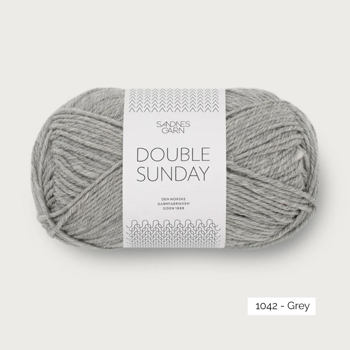 Pelote de Double Sunday de Sandnes Garn, coloris 1042 Grey