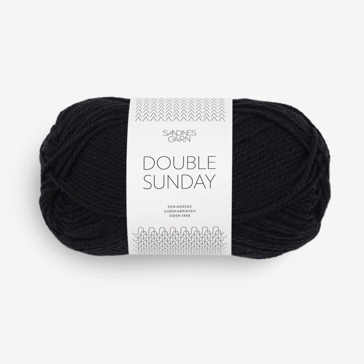Pelote de Double Sunday de Sandnes Garn coloris 1099 Black