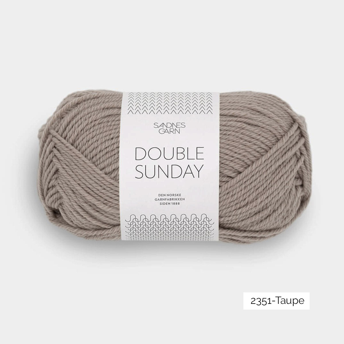 Pelote de Double Sunday de Sandnes Garn coloris 2351 Taupe