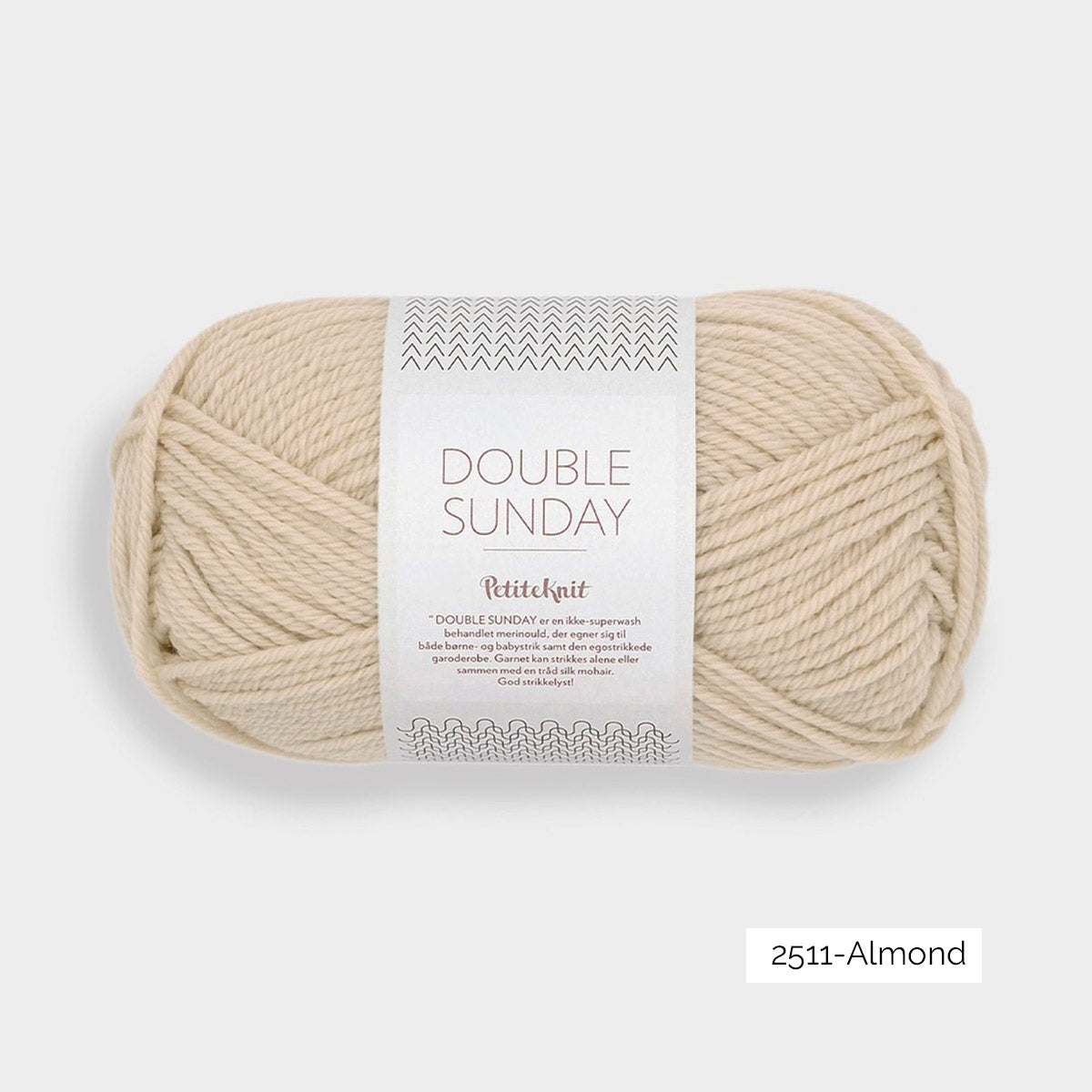 Pelote de Double Sunday de Sandnes Garn, collection Petite Knit, coloris 2511 Almond