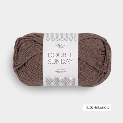 Pelote de Double Sunday de Sandnes Garn coloris 3161 Eikenott