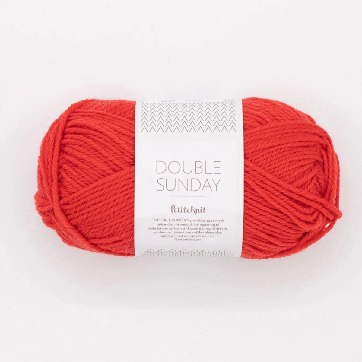 Pelote de Double Sunday de Sandnes Garn, collection Petite Knit, coloris 4008 Poppy