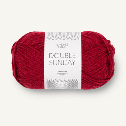 Pelote de Double Sunday de Sandnes Garn, coloris 4236 Dyp Rod