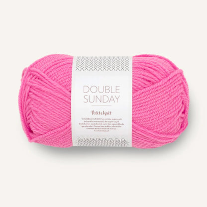 Pelote de Double Sunday de Sandnes Garn, collection Petite Knit, coloris 4604 Flamingo