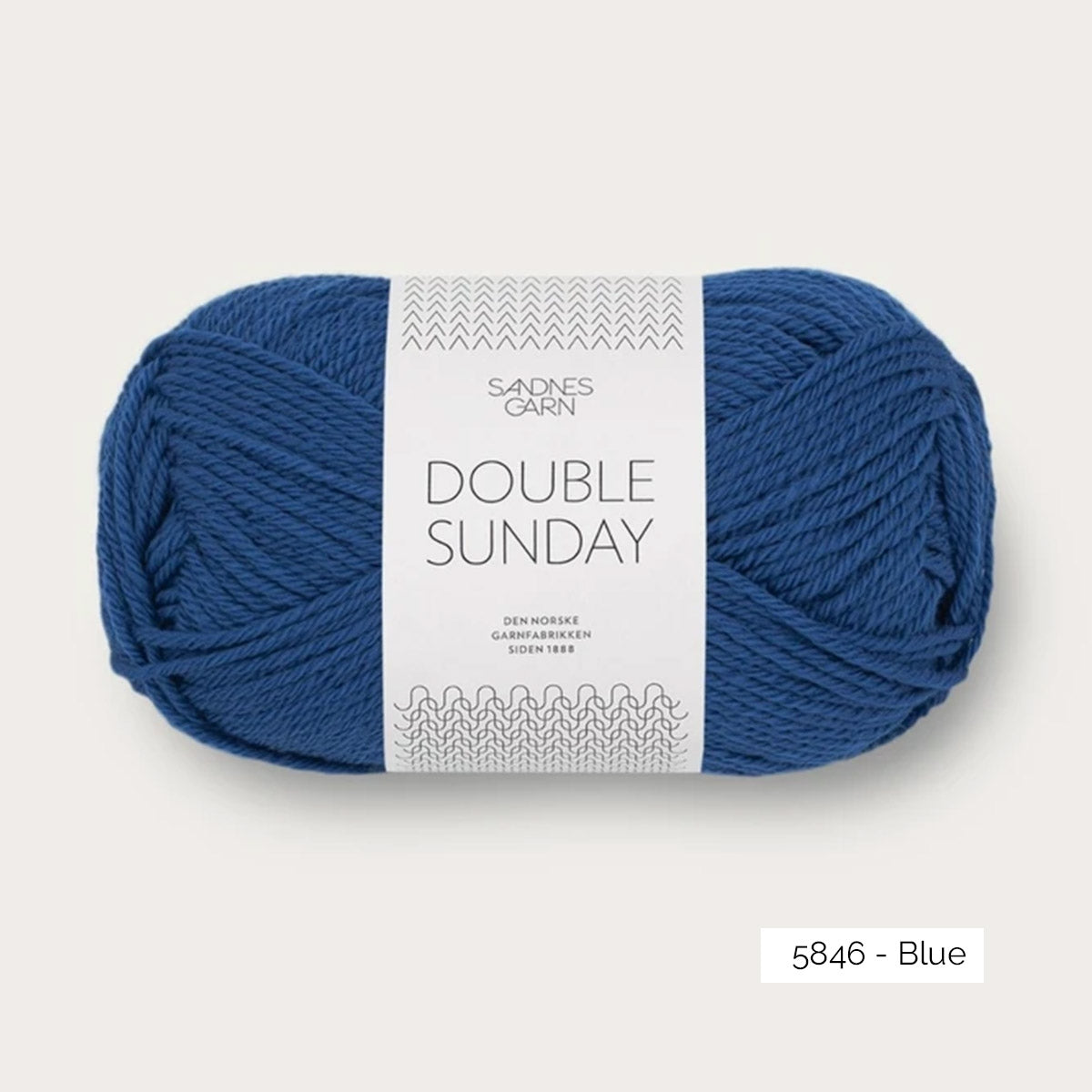 Pelote de Double Sunday de Sandnes Garn coloris 5846 Blue