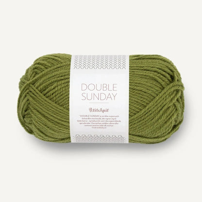 Pelote de Double Sunday de Sandnes Garn, collection Petite Knit, coloris 9564 Matcha