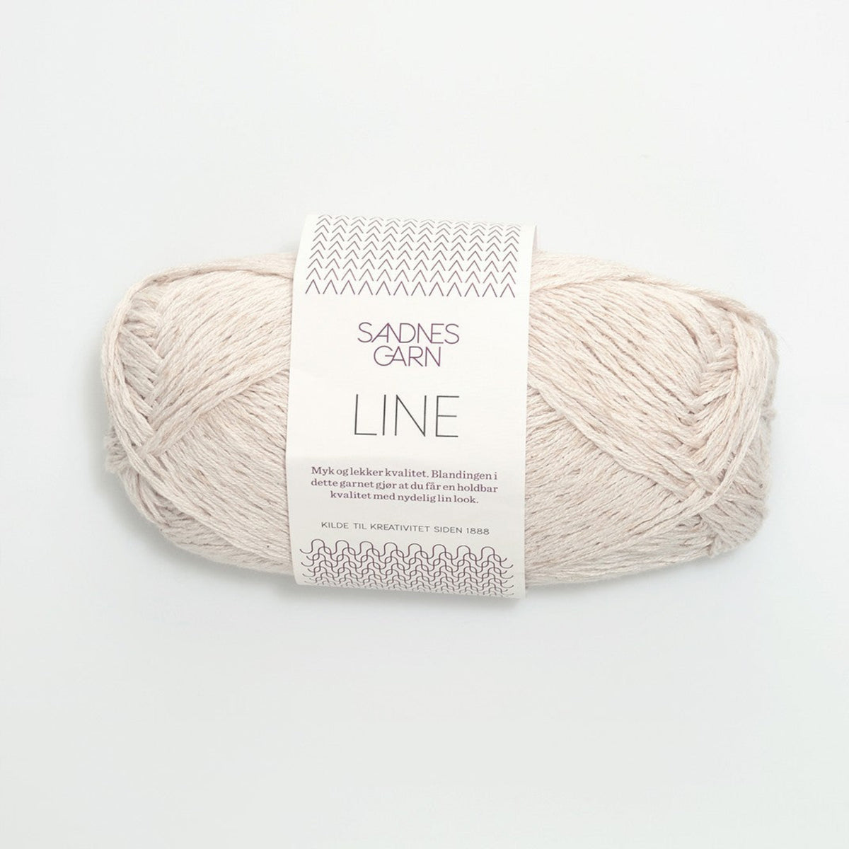 Pelote de Line de Sandnes Garn coloris 1015 Kitt