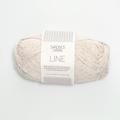 Pelote de Line de Sandnes Garn coloris 1015 Kitt
