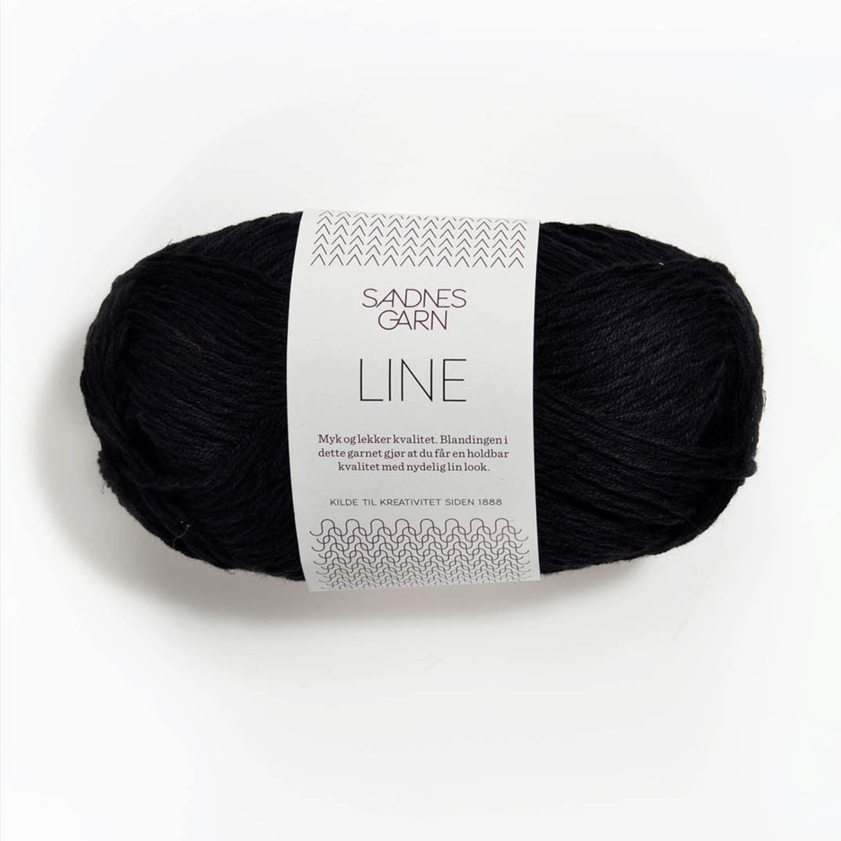 Pelote de Line de Sandnes Garn coloris 1099 Svart