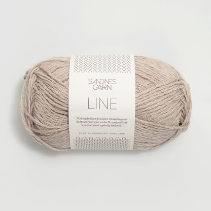 Pelote de Line de Sandnes Garn coloris 2331 Lys Beige