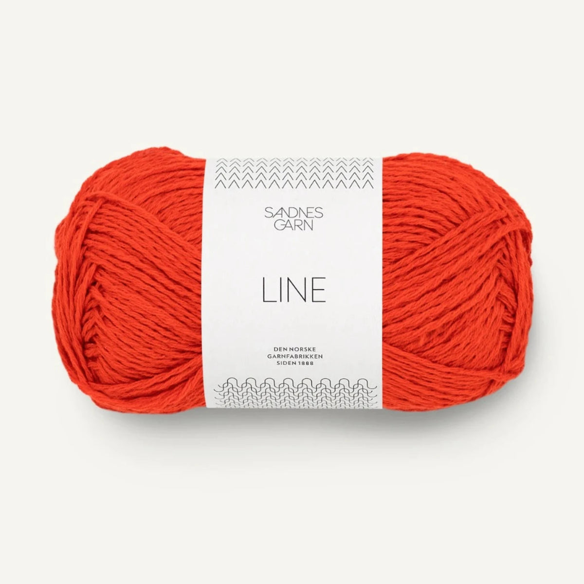 Pelote de Line de Sandnes Garn coloris 3819 Spicy Orange