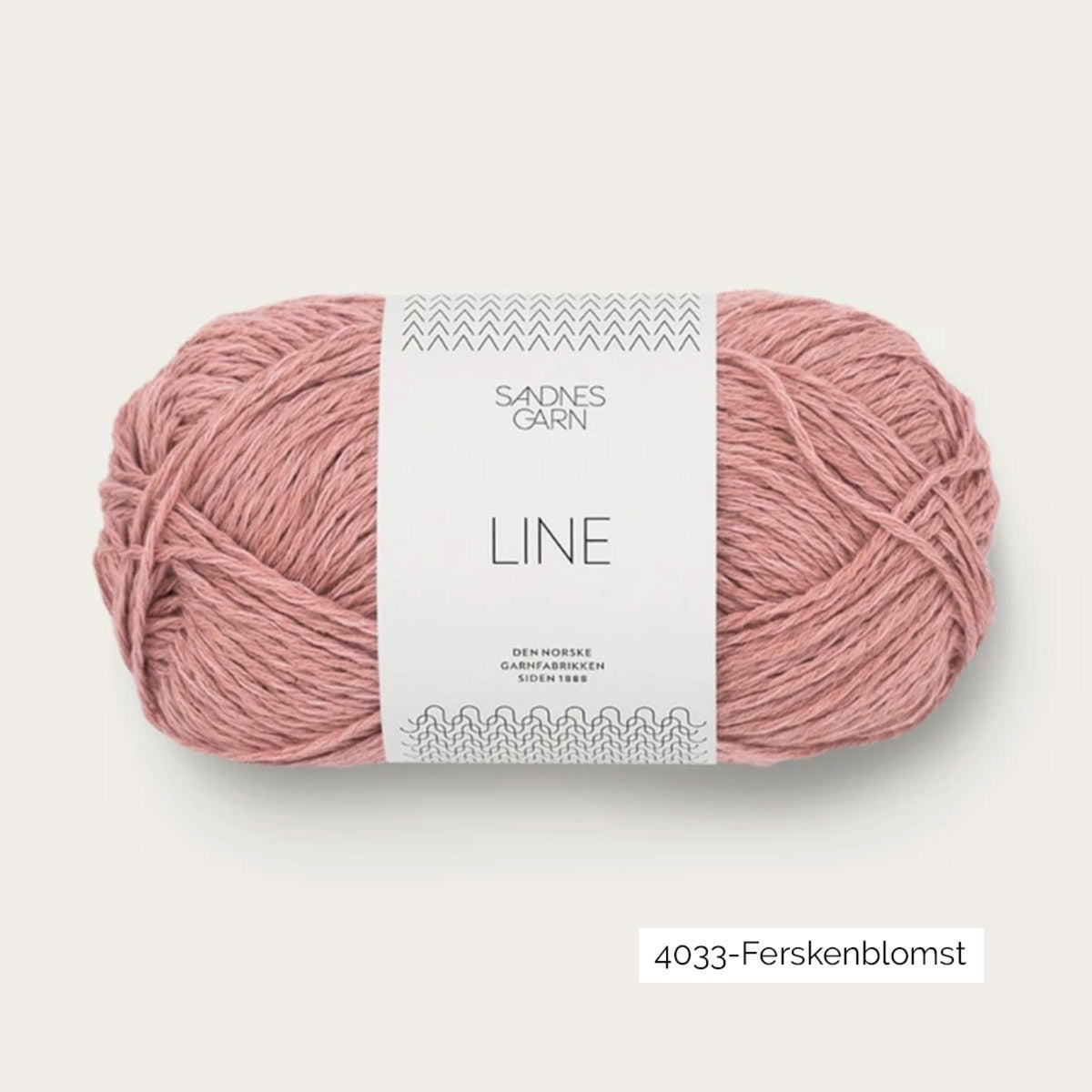 Pelote de Line de Sandnes Garn coloris 4033 Ferskenblomst