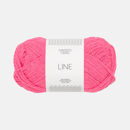 Pelote de Line de Sandnes Garn coloris 4315 Bubblegum Pink