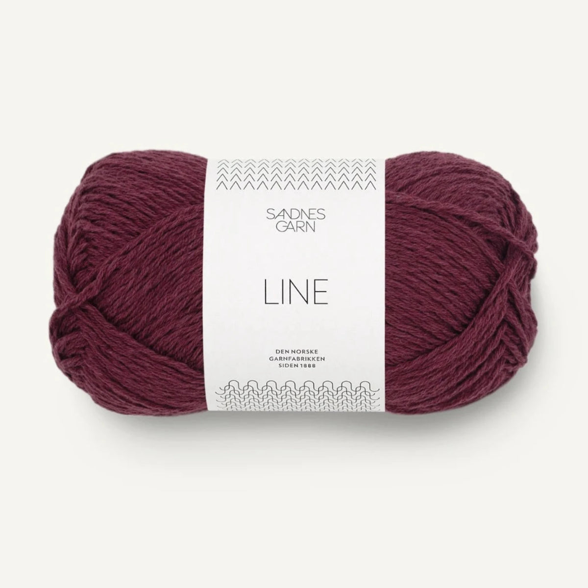 Pelote de Line de Sandnes Garn coloris 4372 Dyp Burgunder