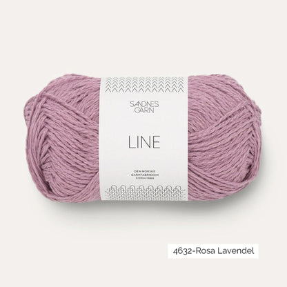 Pelote de Line de Sandnes Garn coloris 4632 Rosa Lavendel