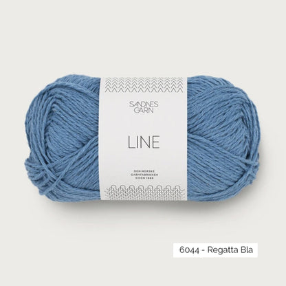 Pelote de Line de Sandnes Garn coloris 6044 Regatta Blue