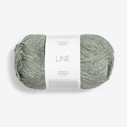 Pelote de Line de Sandnes Garn coloris 8521 Støvet Lys Grøn