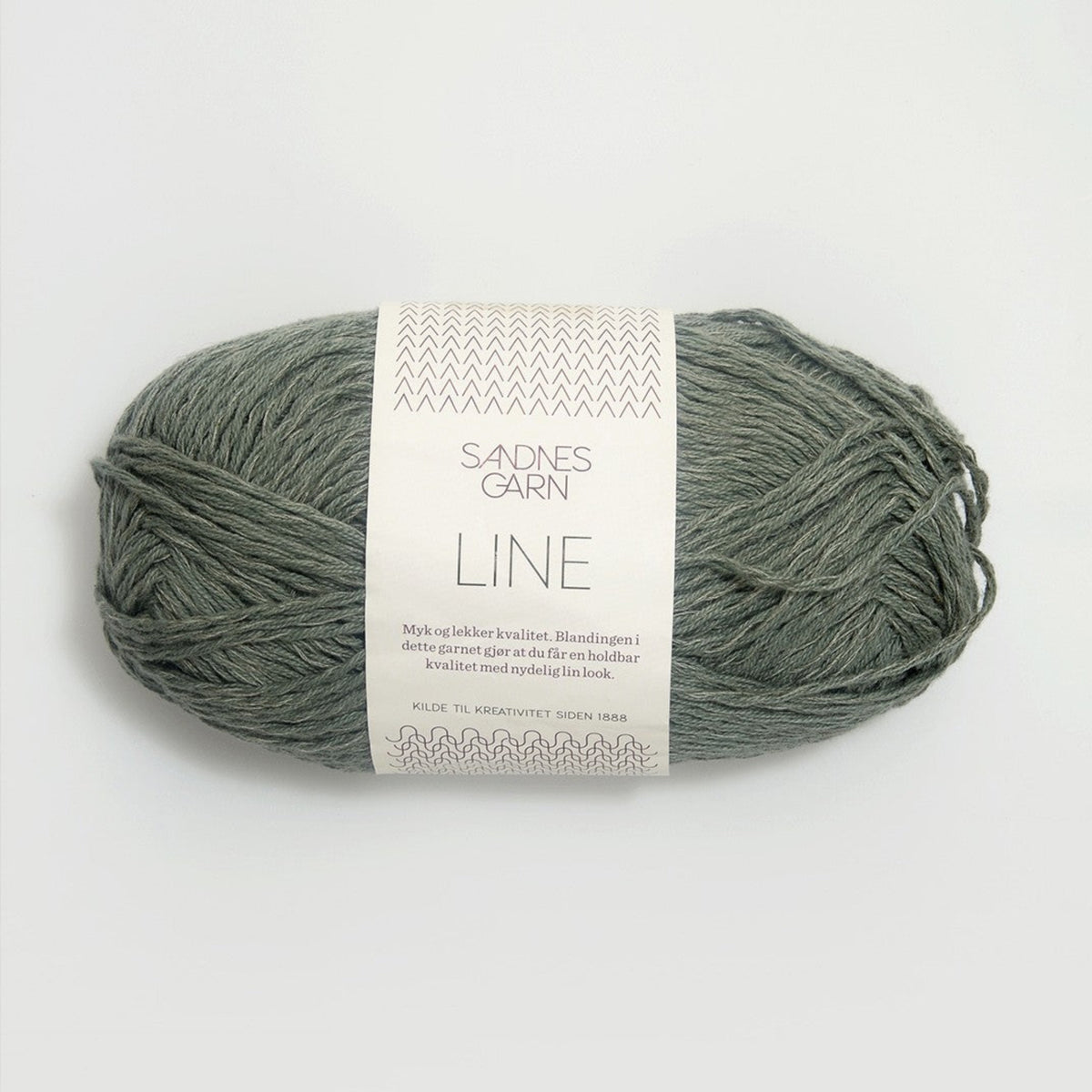 Pelote de Line de Sandnes Garn coloris 8561 Støvet Grøn