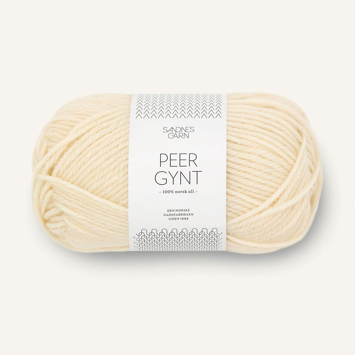 Pelote de Peer Gynt de Sandnes Garn coloris 1012 Natur