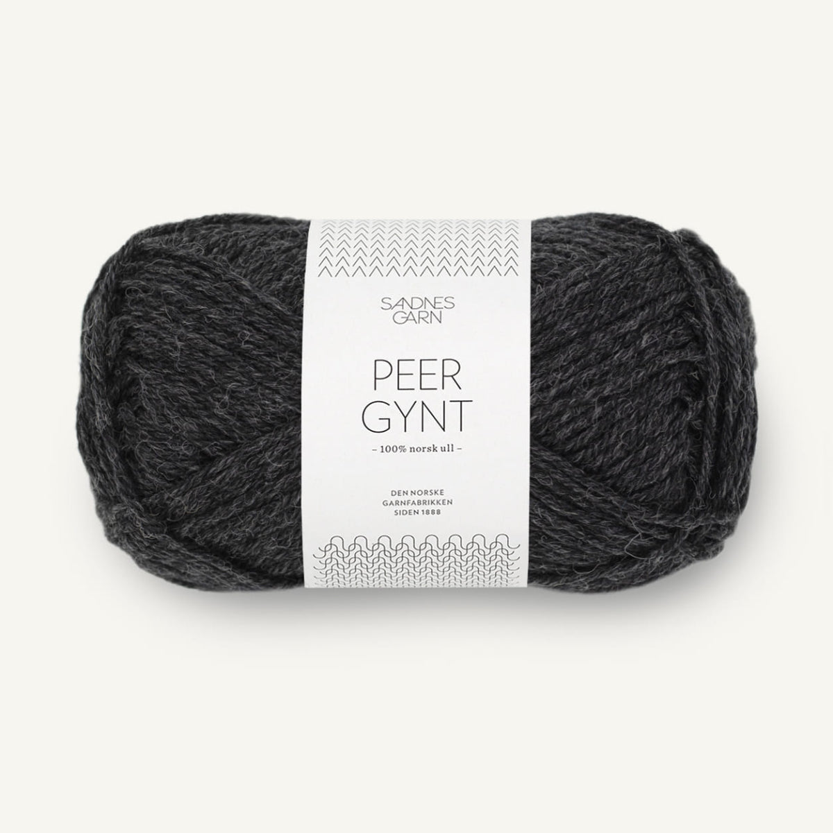 Pelote de Peer Gynt de Sandnes Garn coloris 1088 Anthracite