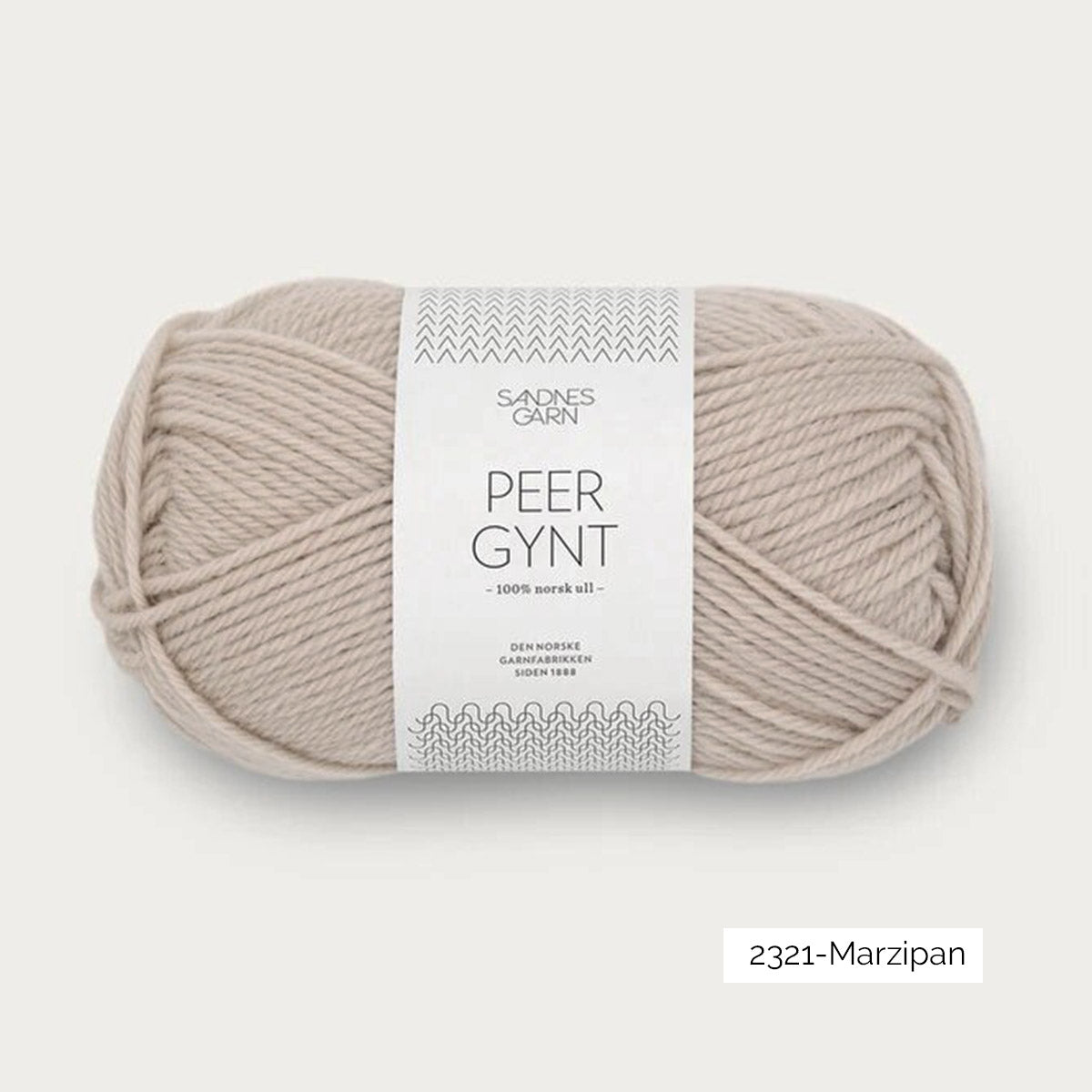 Pelote de Peer Gynt de Sandnes Garn coloris 2321 Marzipan