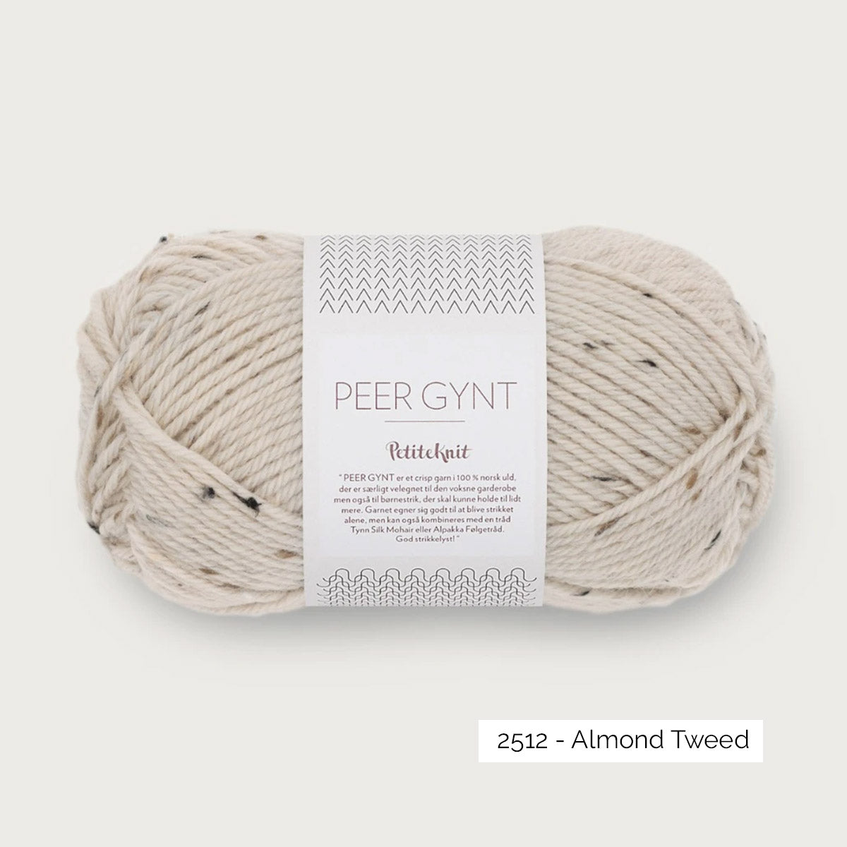 Pelote de Peer Gynt de Sandnes Garn coloris 2512 Almond Tweed
