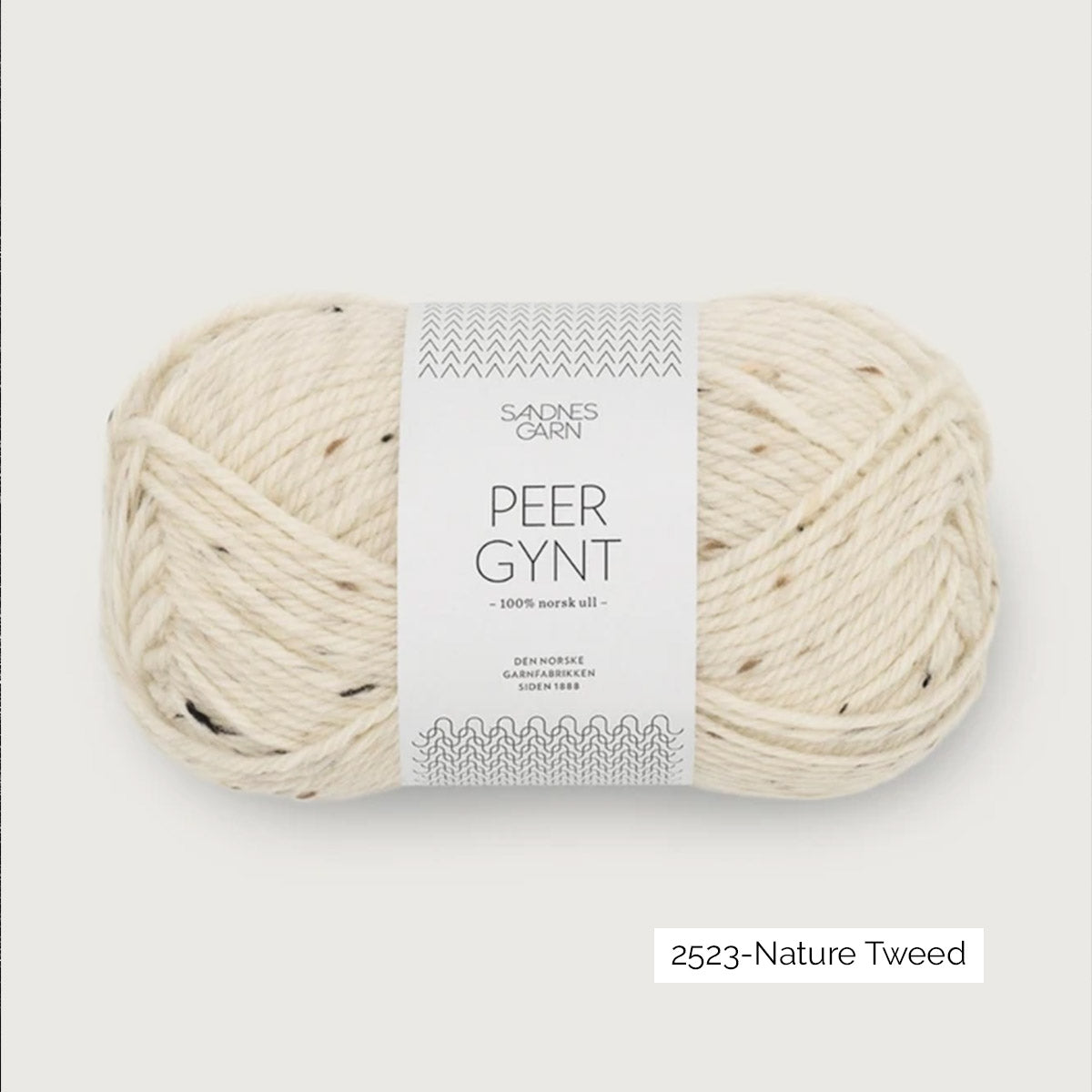 Pelote de Peer Gynt de Sandnes Garn coloris 2523 Nature Tweed