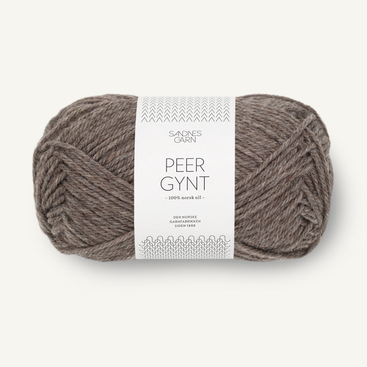 Pelote de Peer Gynt de Sandnes Garn, coloris 2652 Medium Brown