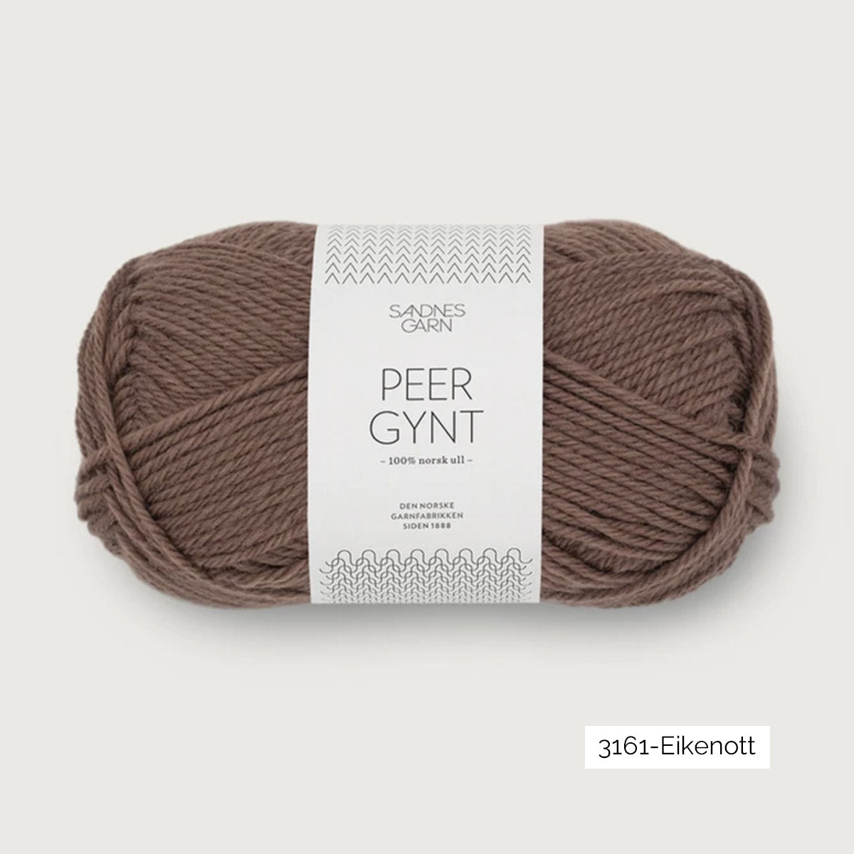 Pelote de Peer Gynt de Sandnes Garn, coloris 3161 Eikenott