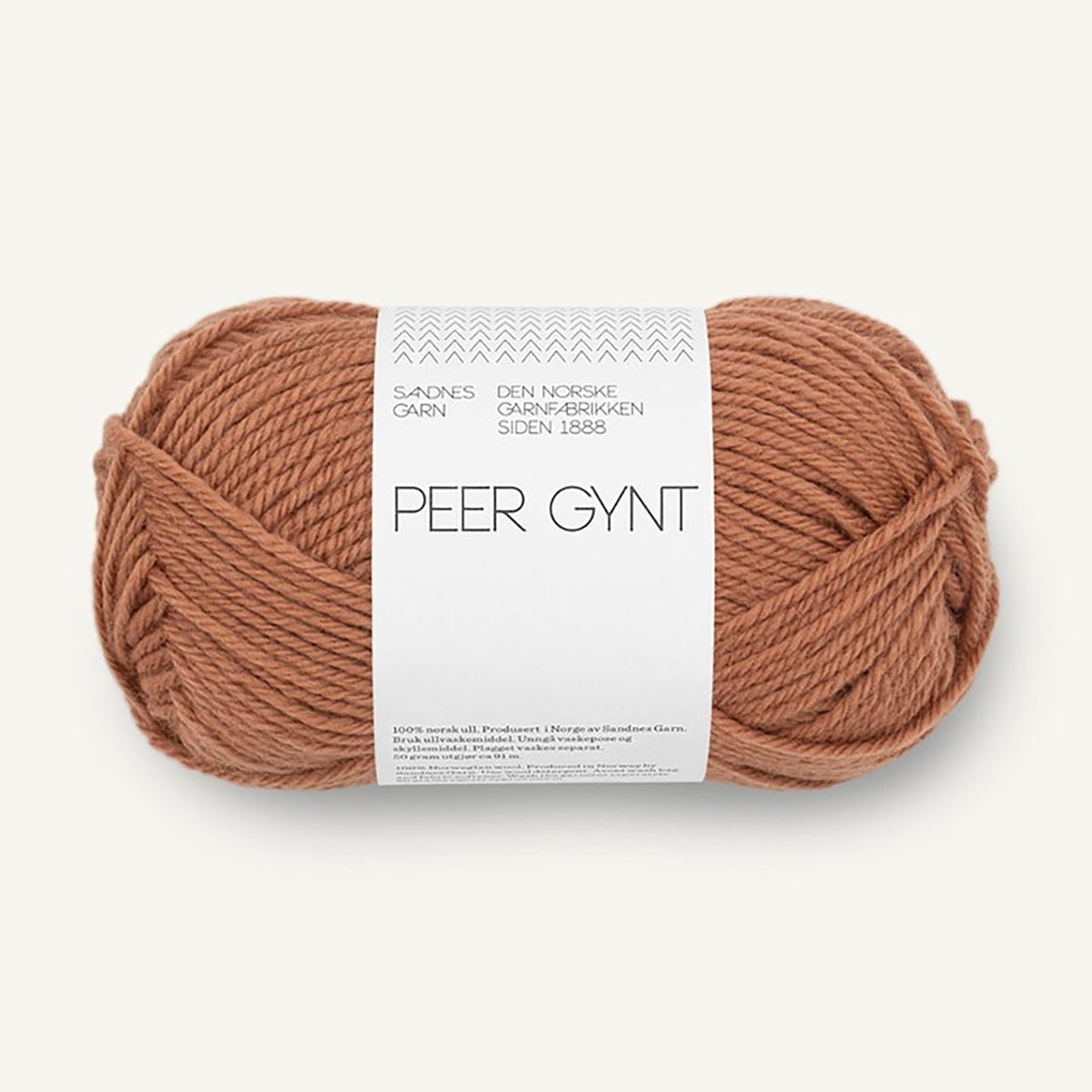 Pelote de Peer Gynt de Sandnes Garn coloris 3342 Mocha Mousse