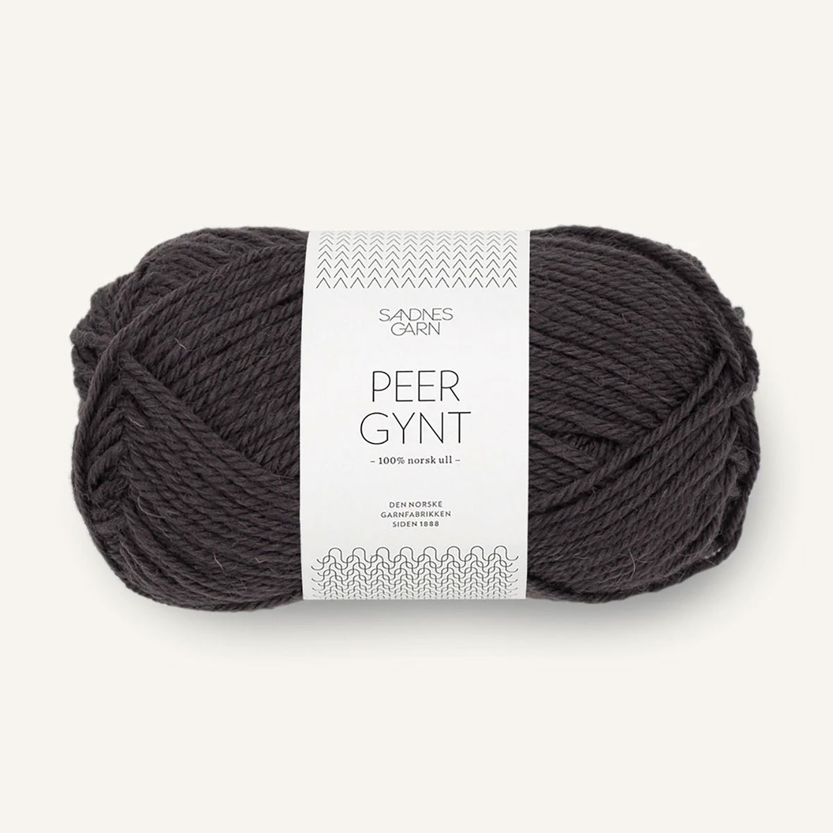 Pelote de Peer Gynt de Sandnes Garn coloris 3800 Bristol Black