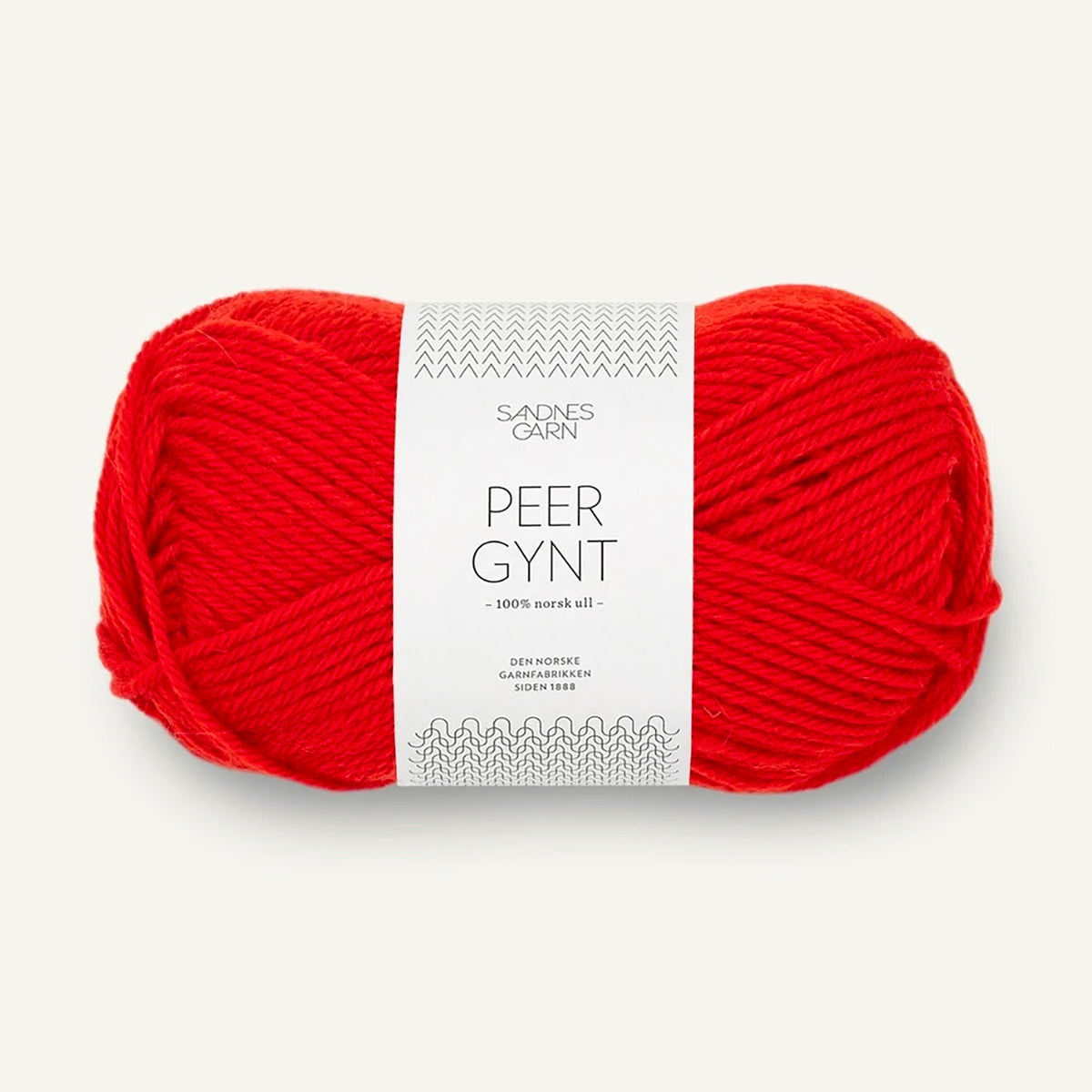Pelote de Peer Gynt de Sandnes Garn coloris 4018 Scarlet Red
