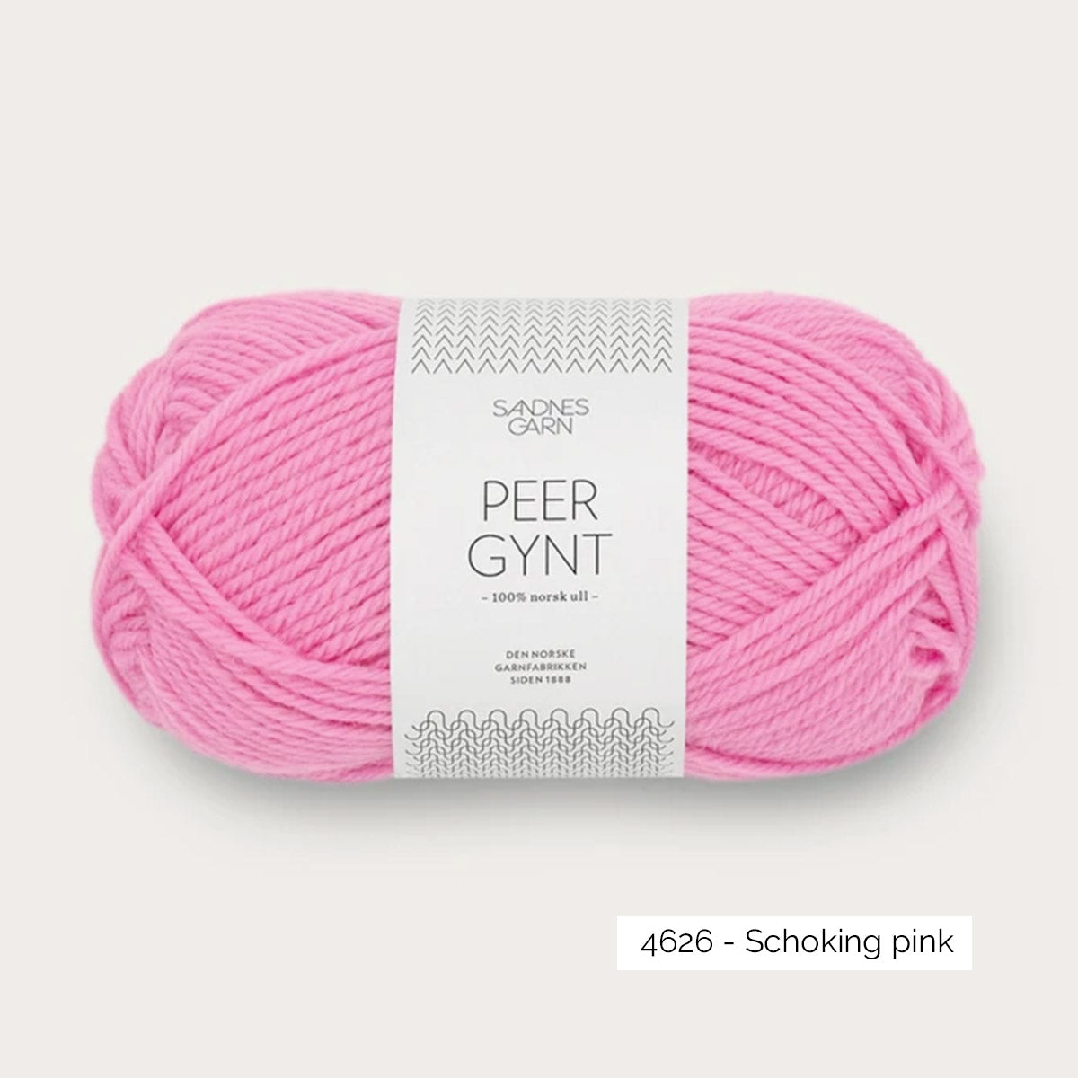 Pelote de Peer Gynt de Sandnes Garn, coloris 4626 Shocking Pink