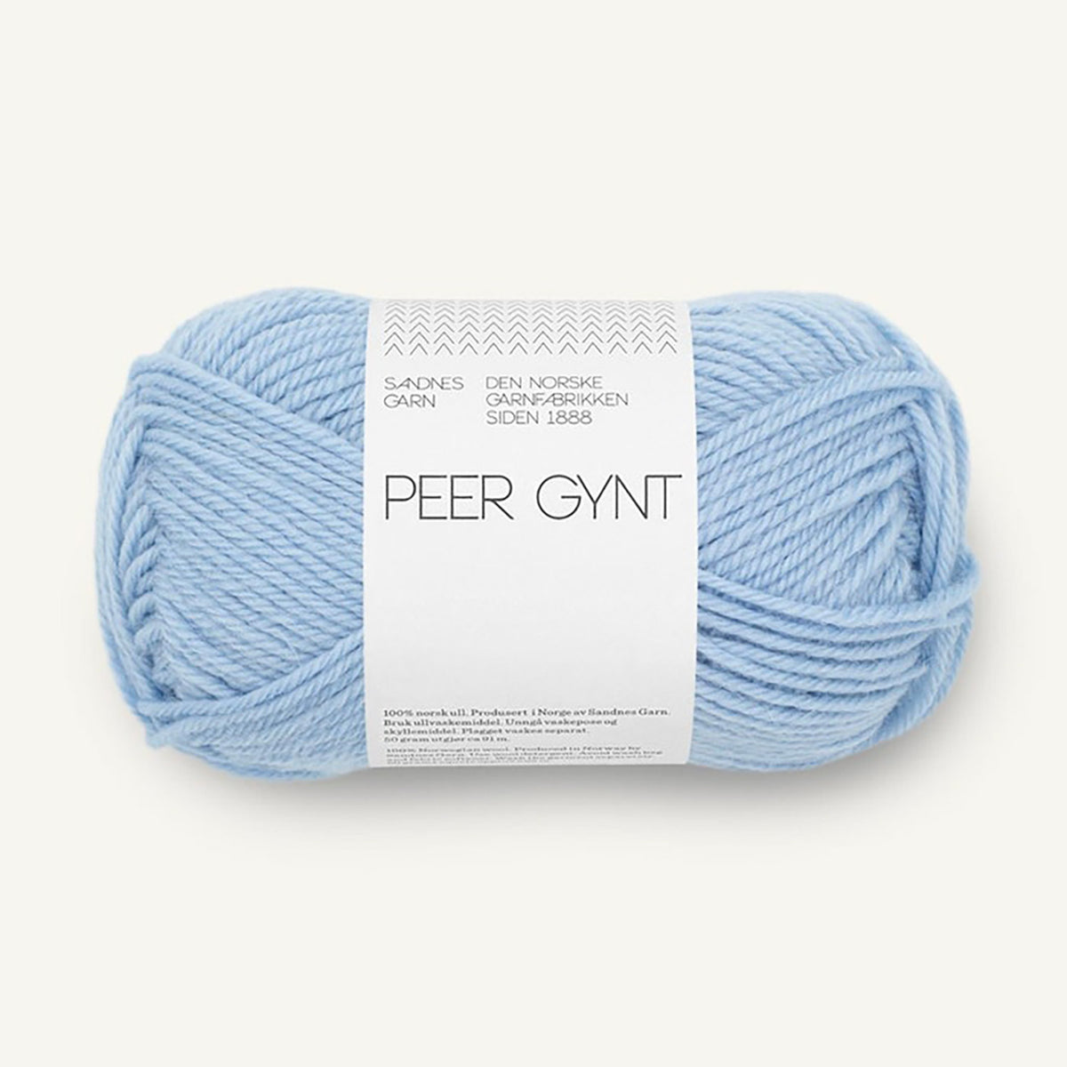 Pelote de Peer Gynt de Sandnes Garn coloris 5812 Brunnera Blue