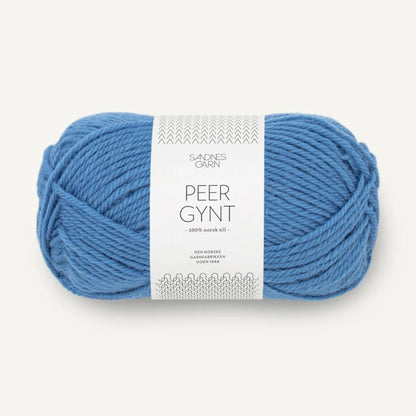 Pelote de Peer Gynt de Sandnes Garn coloris 6044 Regatta Blue